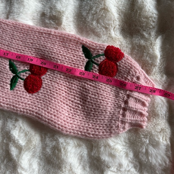 NWT ALTAR’D STATE Bloggers Favorite Knit Cherry Cardigan - Picture 5 of 9